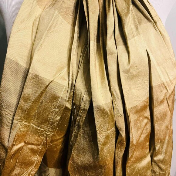 NWT Handmade Crinkled Silk-Blend Scarf by Sana - Picture 5 of 5